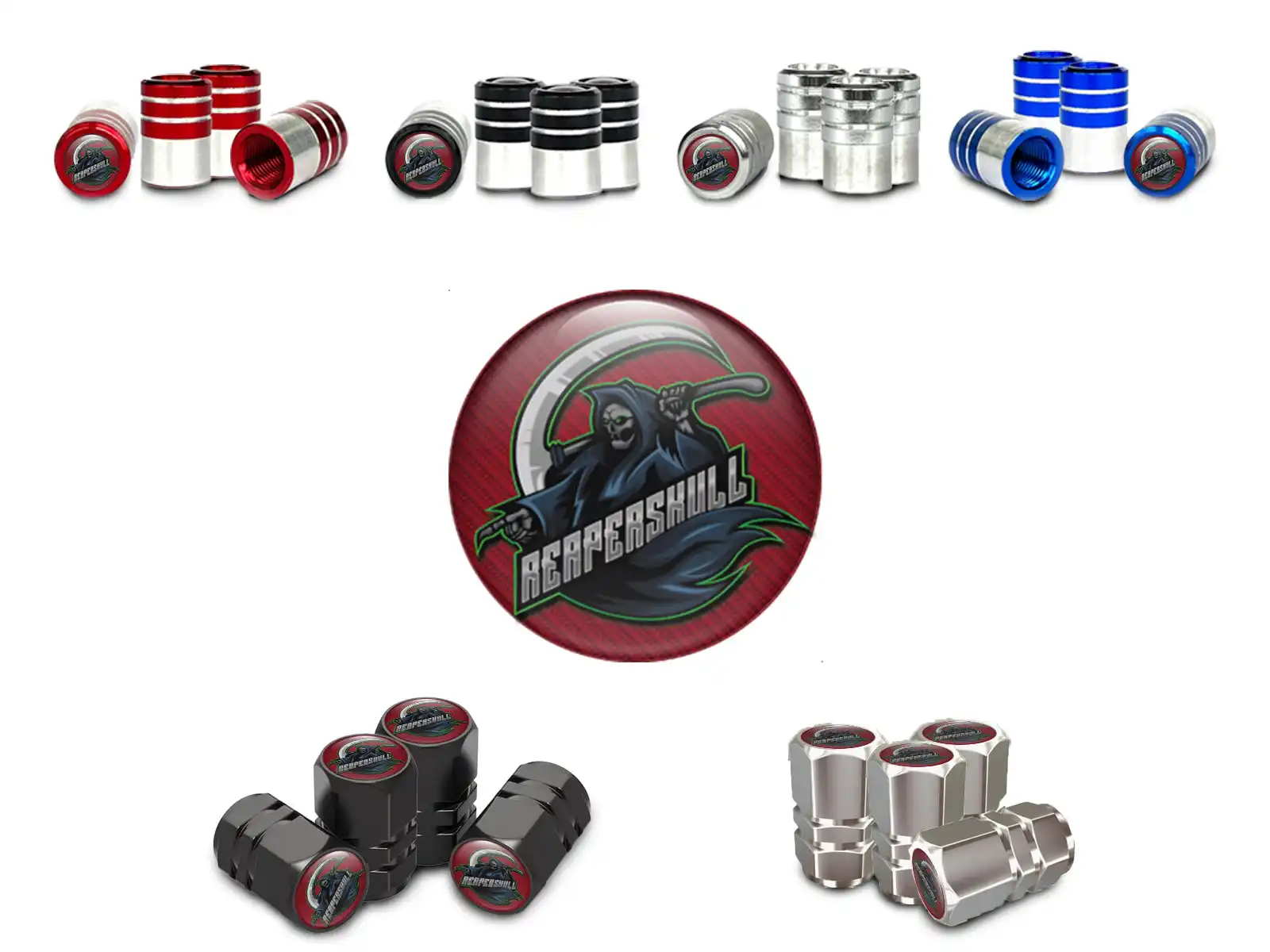 Rim Valve Caps for SUVs Premium Build